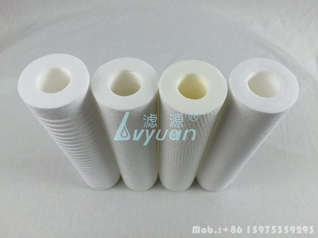 Slim Od63mm 10 20 30 40 Inch PP Water Cartridge Filter for Stainless Steel Water Filter Housing