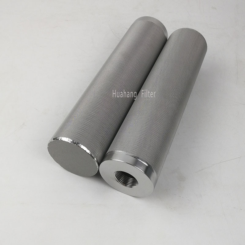 gas filter element, jumbo pleated filter cartridges, five layers Sintered metal fiber polymer candle filter