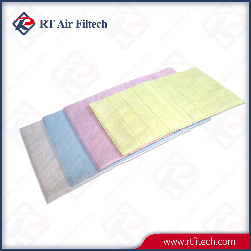 Synthetic Fiber Bag Filter Medium Efficiency Pocket Filter Media Roll