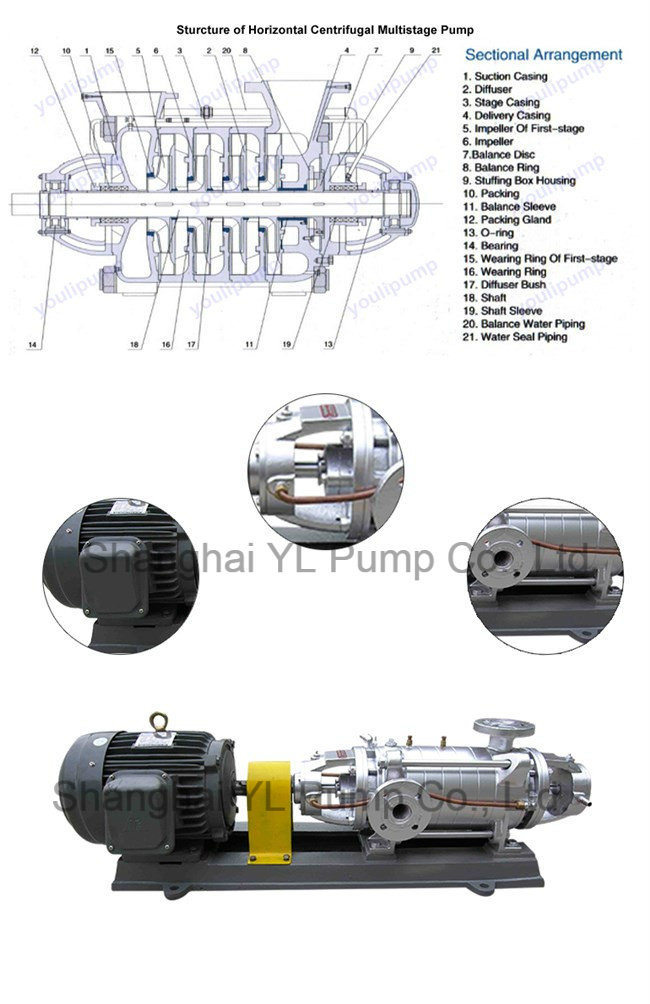 Low Flow High Head Multistage Horizontal Centrifugal Pump
