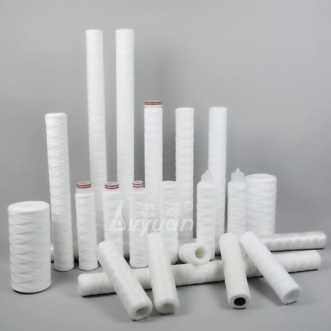 Water Filtration System Using PP String Wound Filter Cartridge