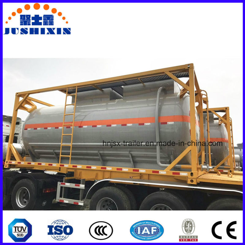 20feet Chemical Liquid Tanker Container in 24cbm ISO Tank Container