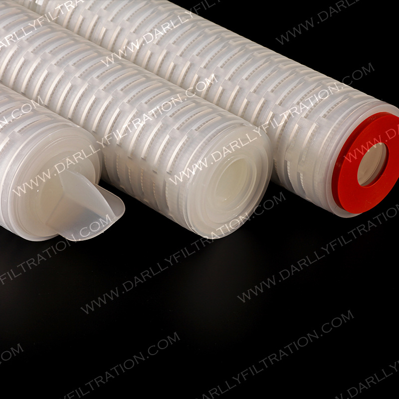 Darlly PTFE 0.22 Um 20'' High Performance Micron Pleated Filter Equipment