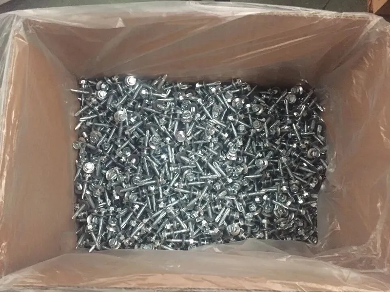 Exagon Flange Head Drilling Screws in Stock Made in China M10/Hex Head Self-Drilling Screw