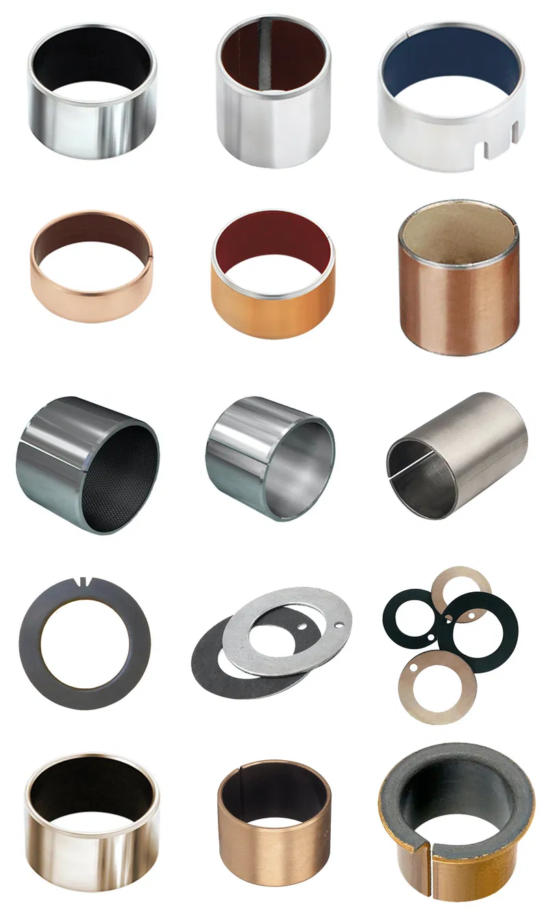 Sintered Flanged Bronze Brass Guide Bushings Self Lubricating Bearing Bushing