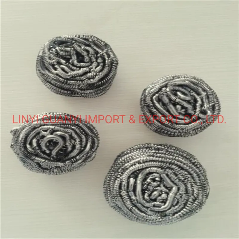 Galvanized Galvanised Knitting Mesh Metal Pot Scourer