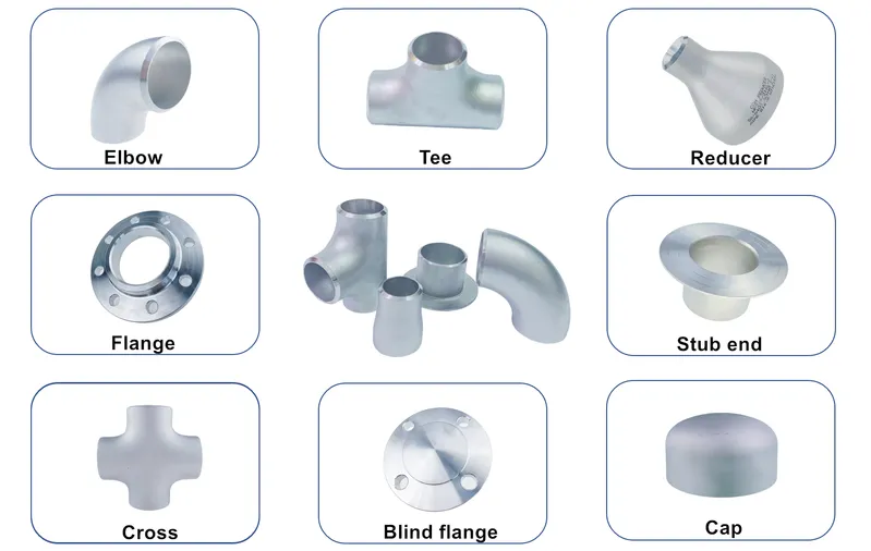 Stainless Steel Pipe Elbow Tee Reducer Flange for Food Grade Sanitary Fittings