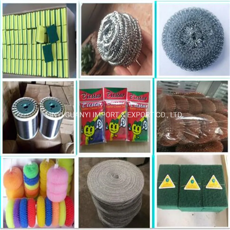 Galvanized Galvanised Metal Mesh Pot Scourer with SGS