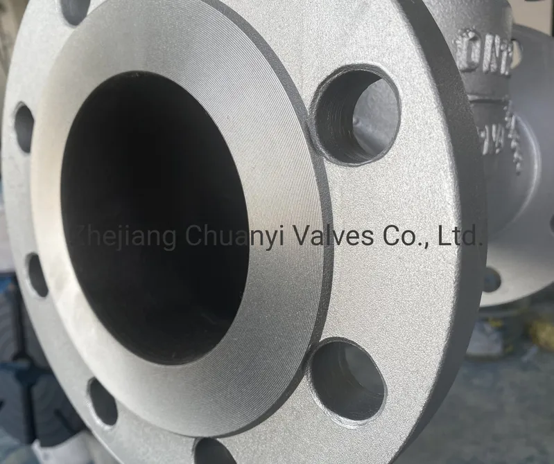 DIN Pn40 Flange Cast Steel Wcb Industrial DN125 Globe Valve