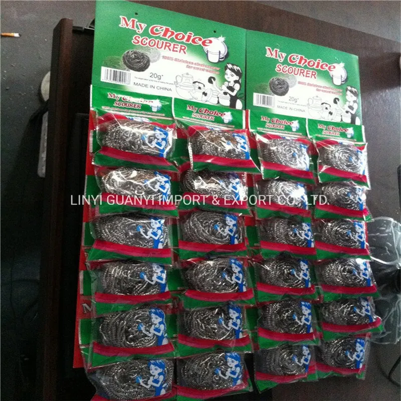 Galvanised Galvanized Metal Mesh Pot Scourer From China Factory