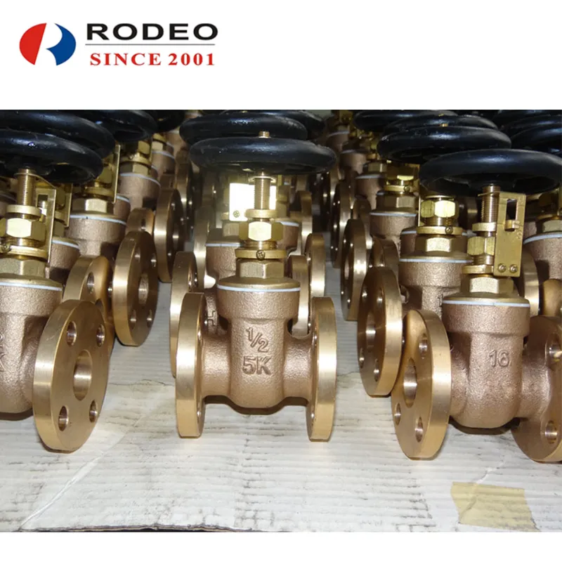 DN15-DN100 15A-100A Flange Bronze/Copper/Zcusn Gate Valve Marine Valves