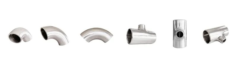 Stainless Steel Pipe Elbow Tee Reducer Flange for Food Grade Sanitary Fittings