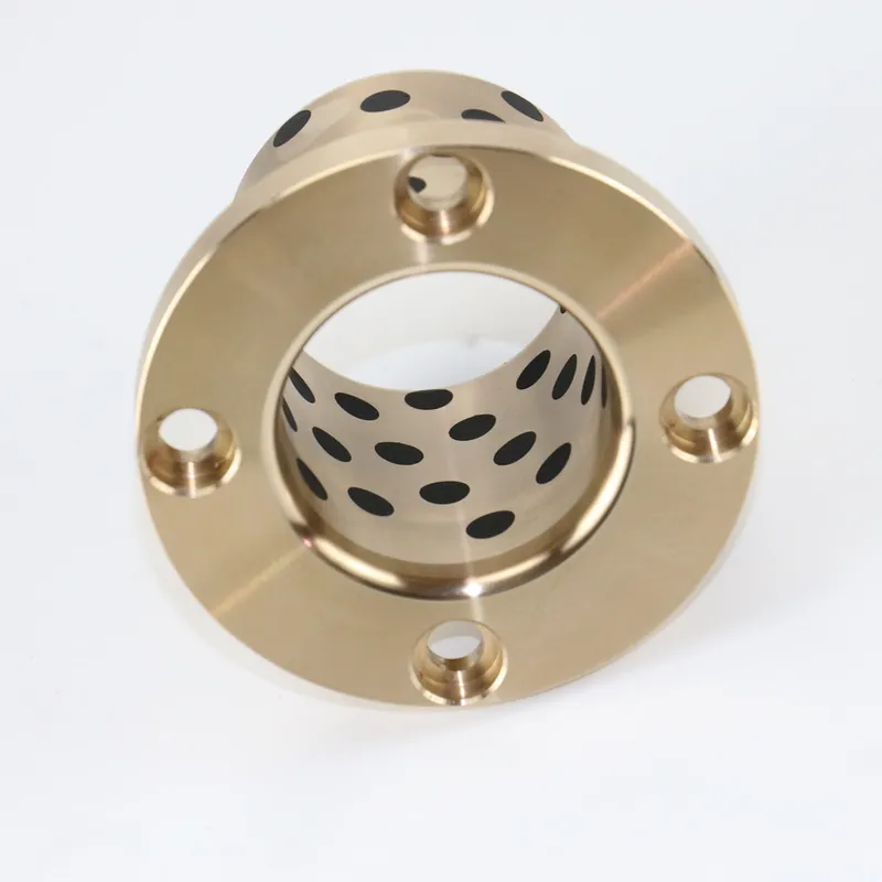 Solid Brass Flange Bushing, Bronze Bushing Manufacturer, Industrial Copper Bushing