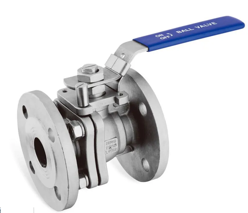 2PC DIN Flanged Stainless Steel Ball Valve