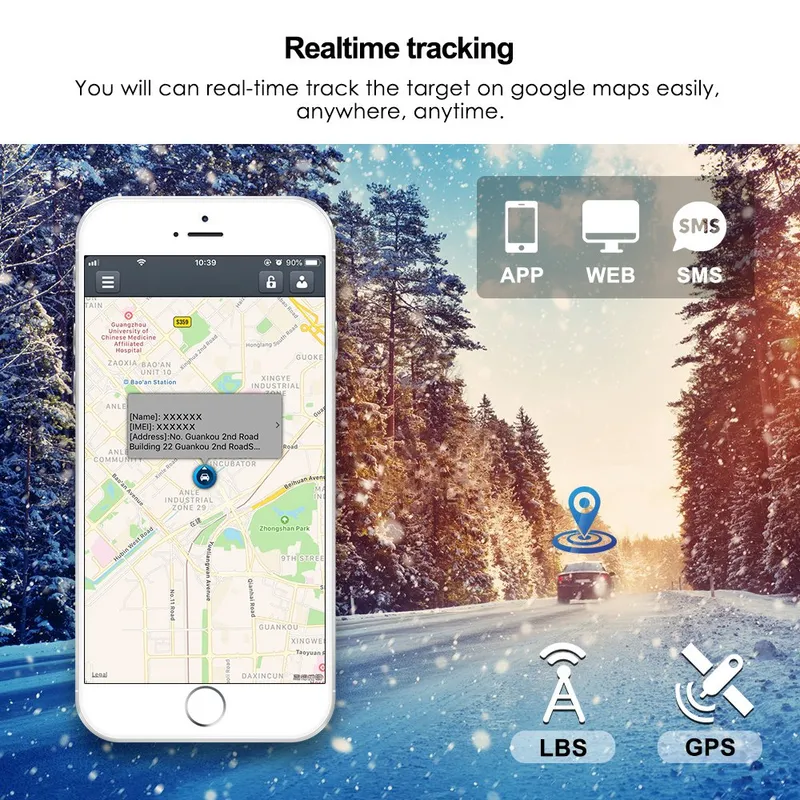 Real-Time Coban Tk103A GPS+GSM+GPRS GPS Tracker Vehicle GPS Tracking System