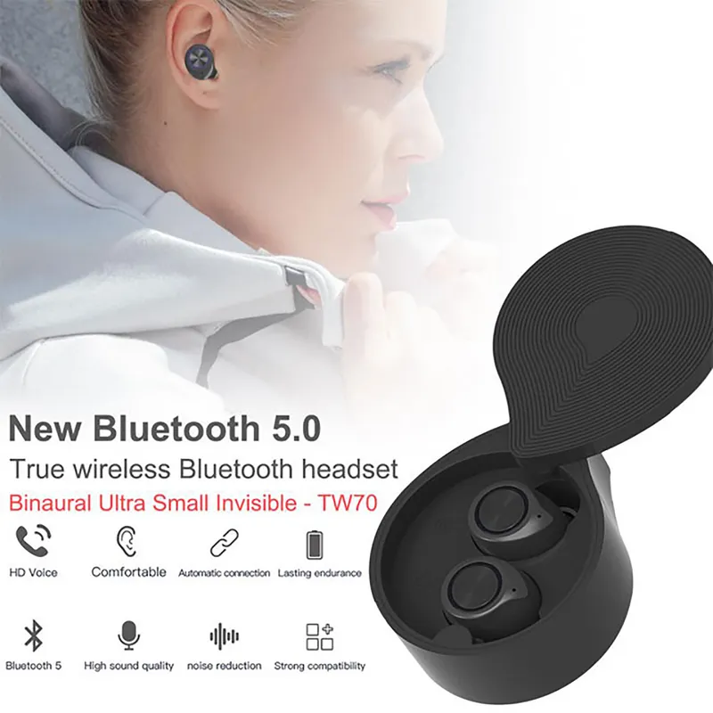 Audfonos Bluethoot Earbuds Aukey Cuffie Headphones Wireless