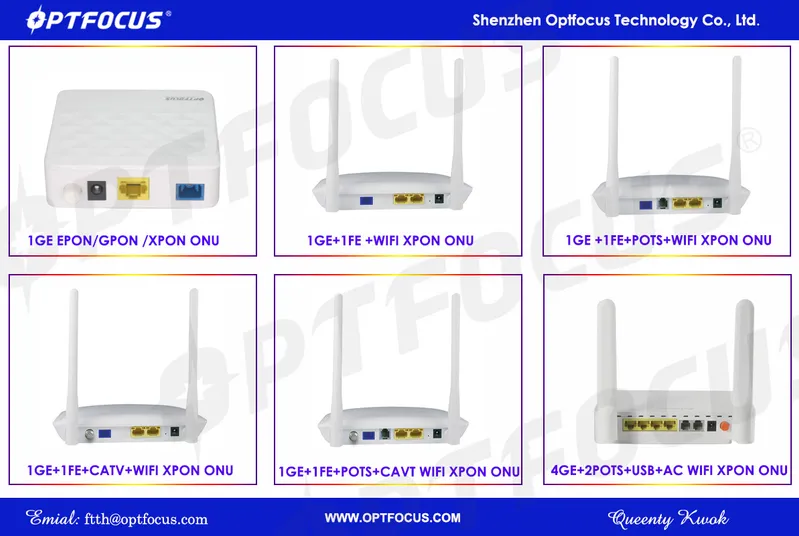 FTTH 4 Ports Optical Terminal Equipment Epon Gepon ONU