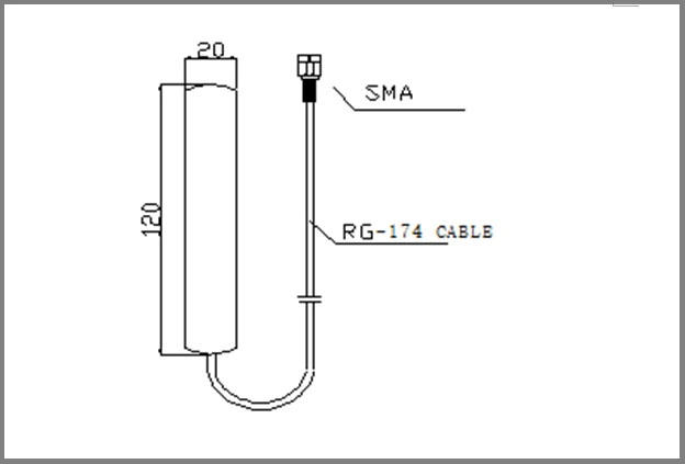 Car DVB-T Antenna 5dB Digital Antenna DVB-T Antenna