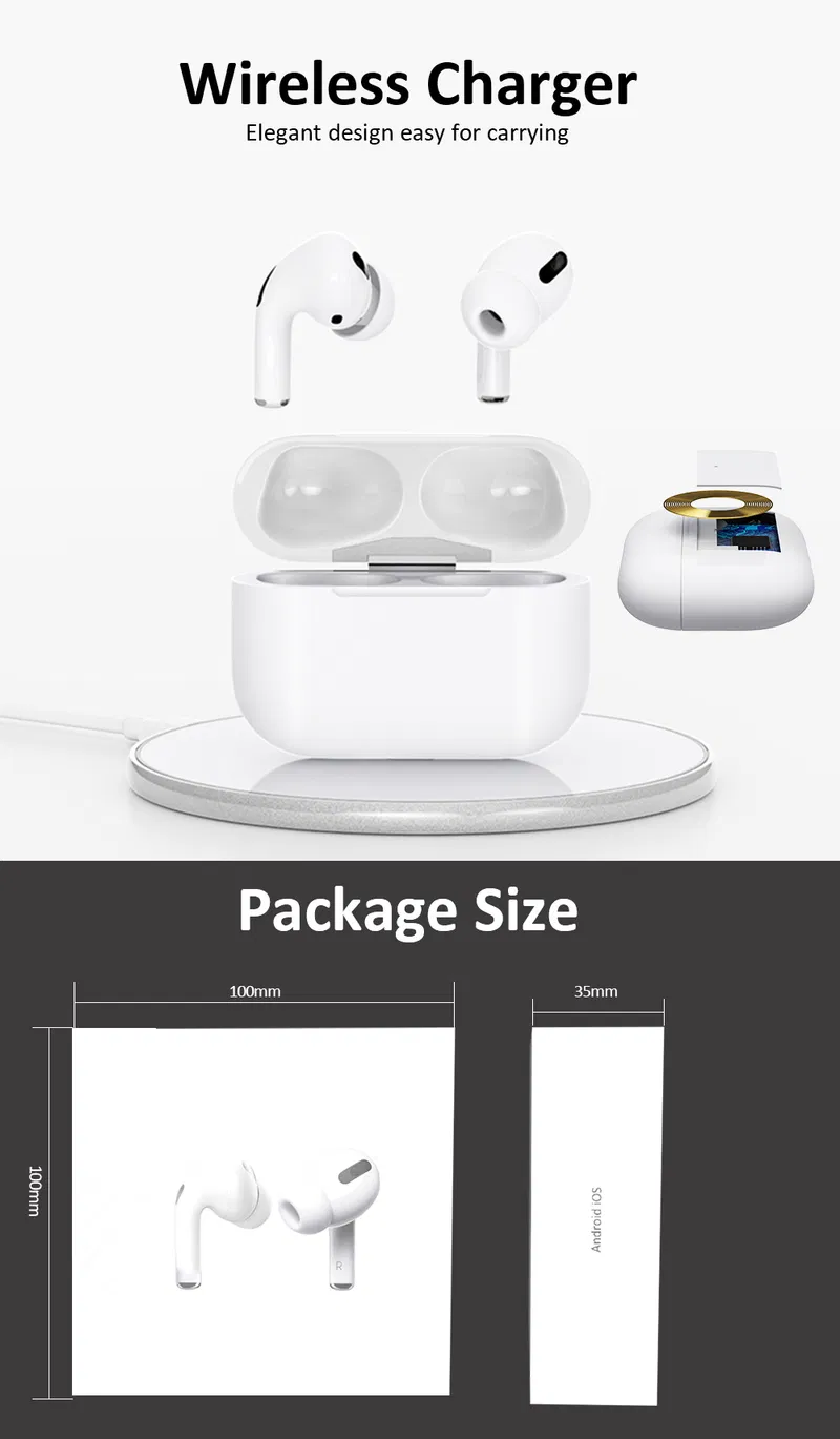 1: 1 High Quality Gen3 Rename GPS Noise Cancelling Bluetooth Wireless Tws I500 Earpods