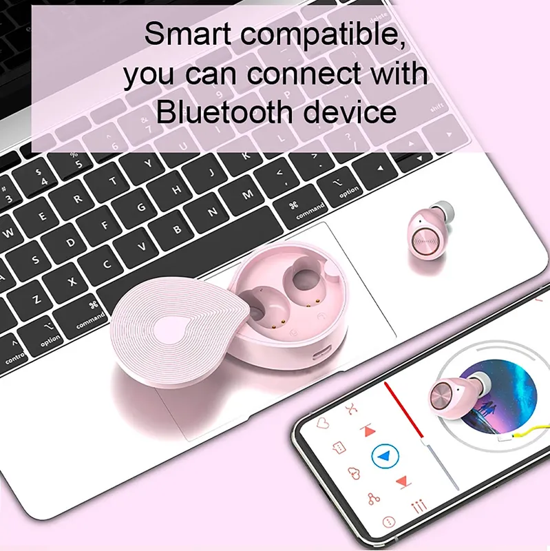 Audfonos Bluethoot Earbuds Aukey Cuffie Headphones Wireless