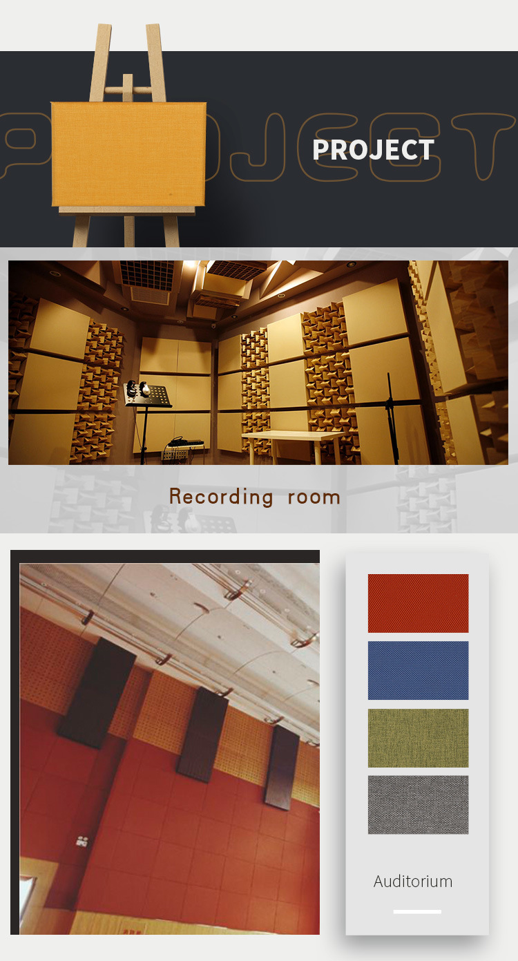 Cinema Sound Insulation Board Acoustic Panel Acoustic Ceiling Home Products