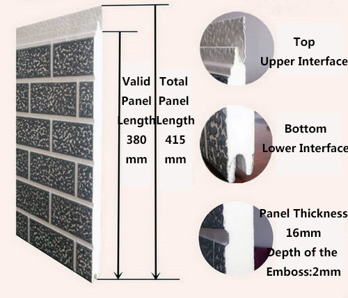 PU Foam Sandwich Wall Panel for Exterior
