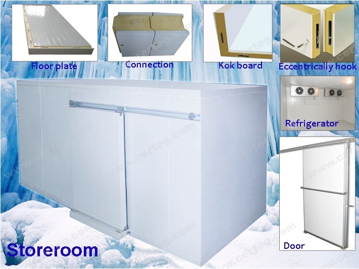 Cold Storage Room with Polyurethane Sandwich Panel