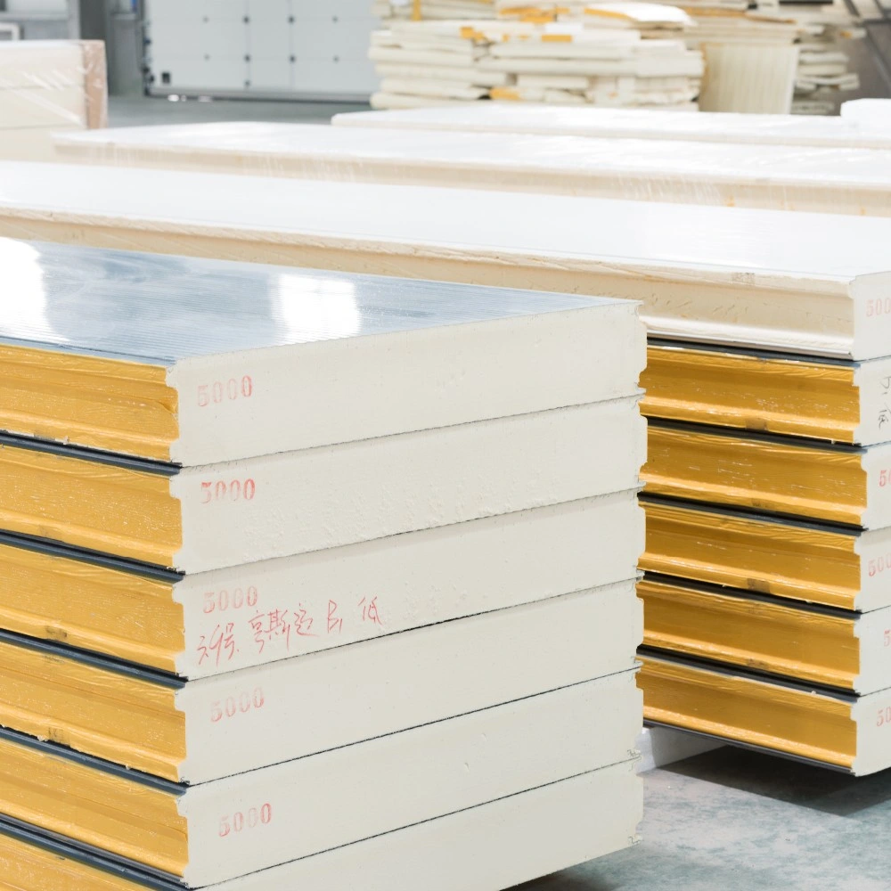 Insulated PU Polyurethane Foam Sandwich Panels for Cold Room Wall / Roof / Ceiling Panels Price