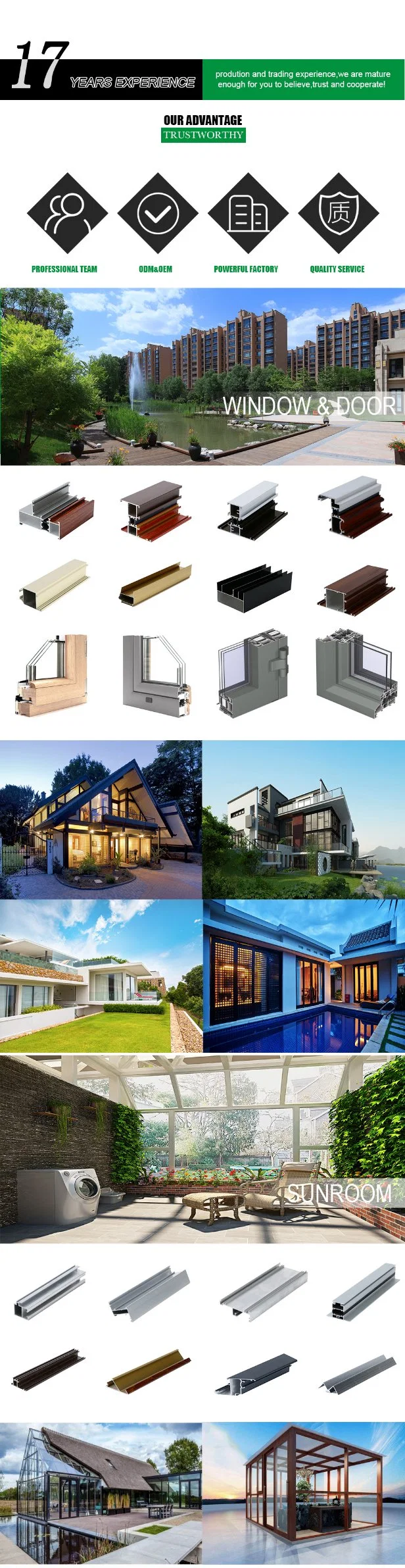Greenhouse Insulated Glass Panels, Aluminum Frame Agricultural Commercial Glass Greenhouse