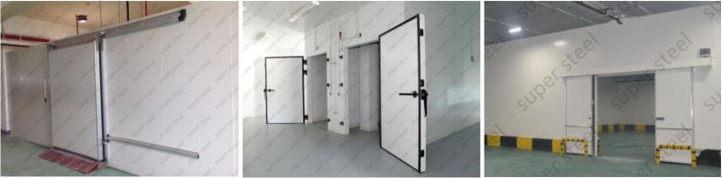Cold Room Refrigerator Freezer Panel with Polyurethane and Sliding Doors