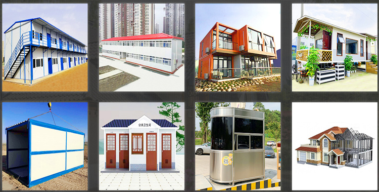 Stacked Flat Pack Modular Fireproof Sandwich Panel Container House