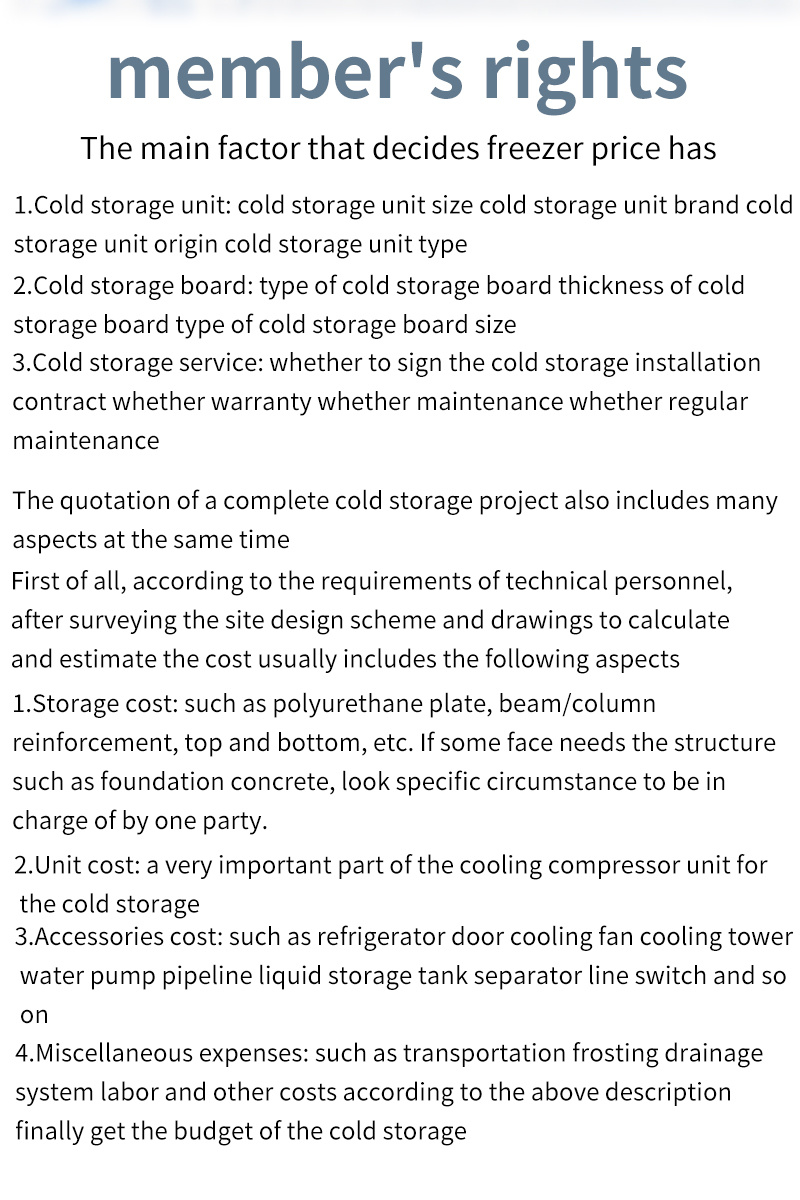 Professional Cold Room, Walk-in Freezer, Cooling Room
