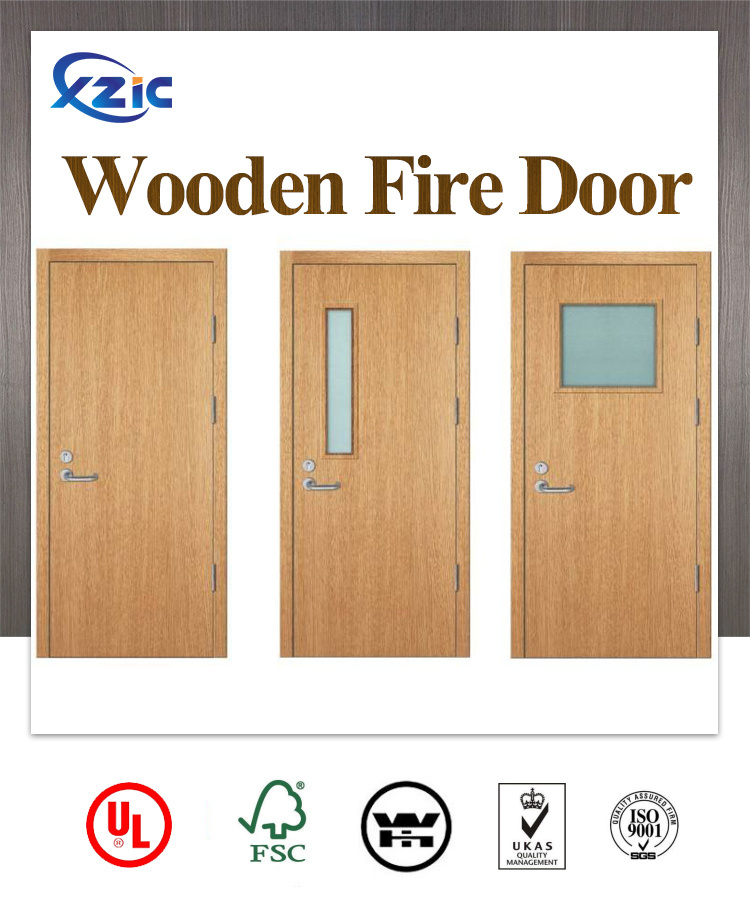 UL Listed Wooden Doors 20 Minutes Fire Rating