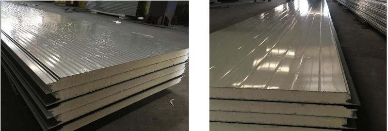 Metal Fireproofing Galvanized Plate PU Sandwich Panel Supplier From China