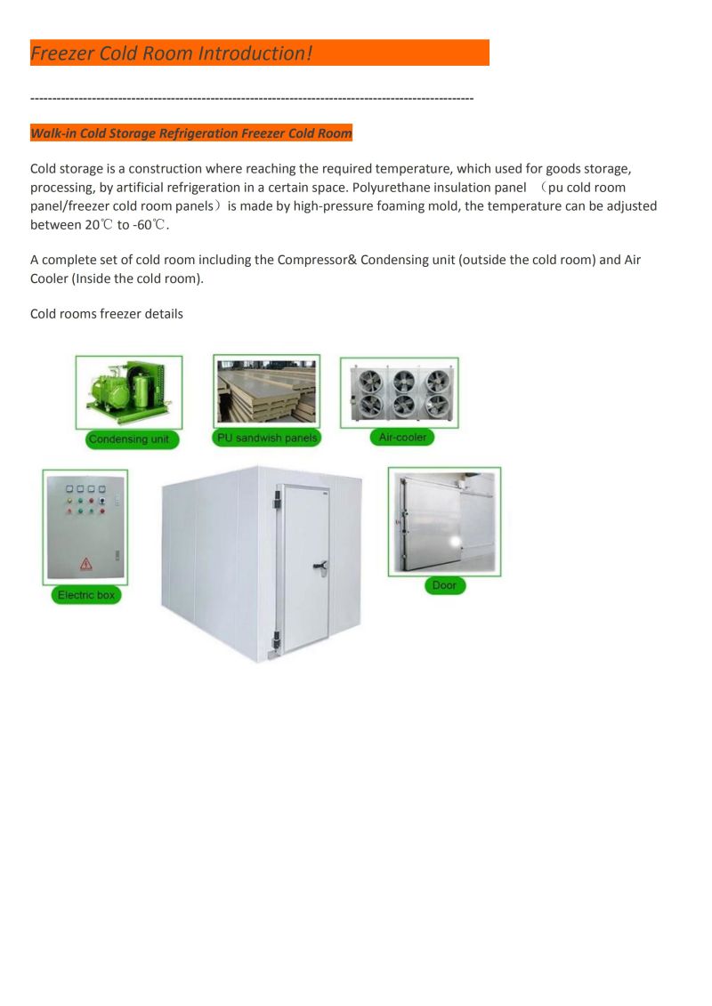 Thermal Insulated Cam-Lock Panel for Cold Storage Room