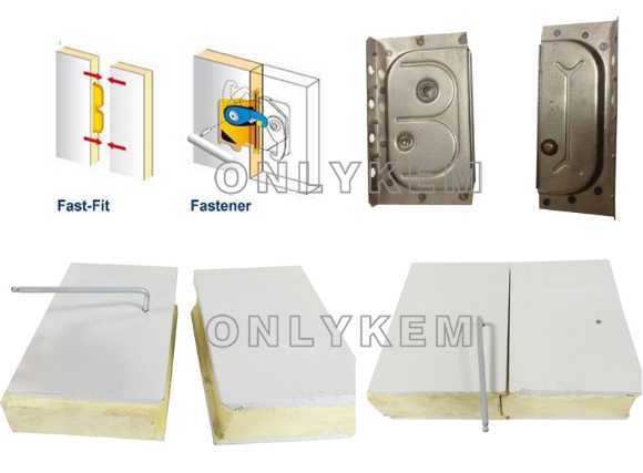 PU Foam Sandwich Panel with Cam Lock for Cold Room
