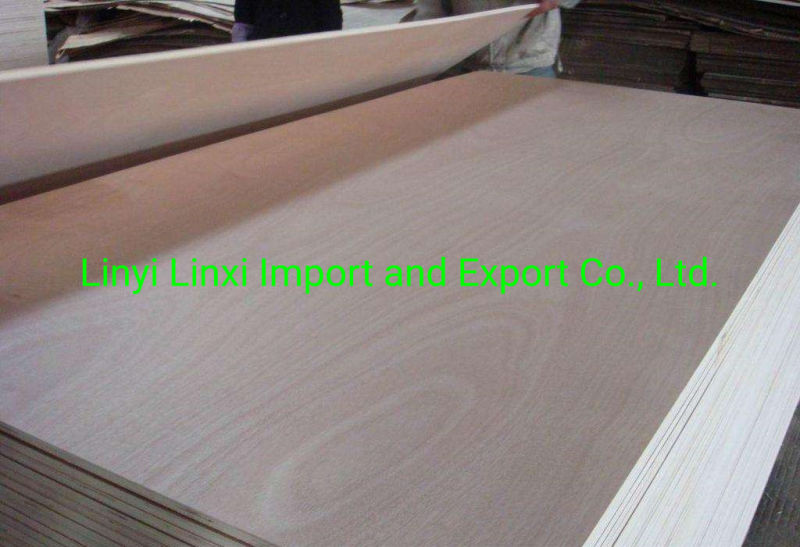 Pine/Okoume Veneer Commercial Marine Plywood for Furniture and Construction