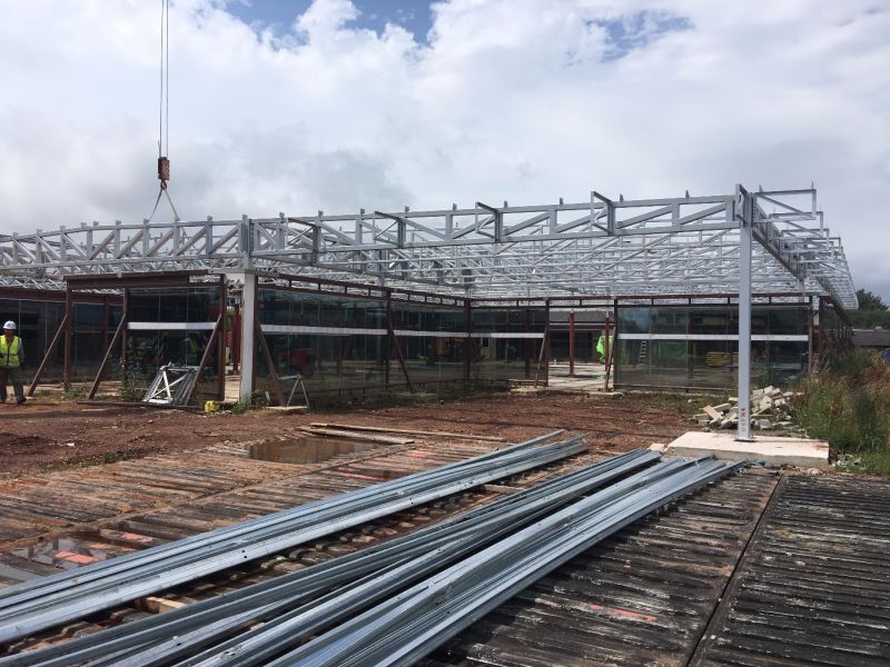 Steel Structures Pavilion Roof with PIR Panel for Industrial 491