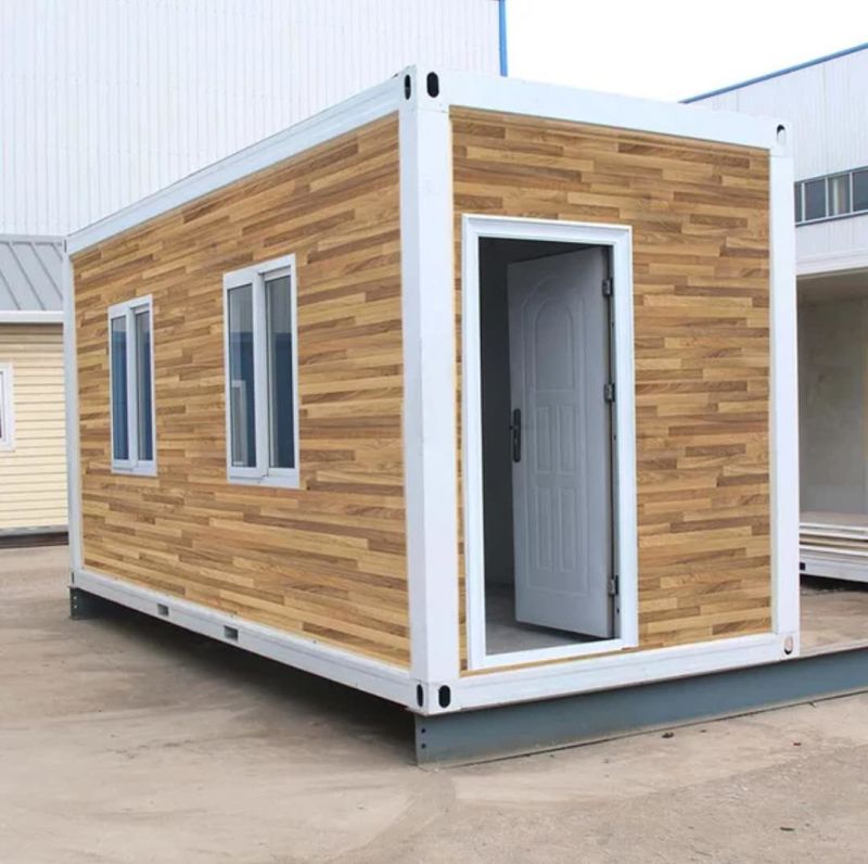 Stacked Flat Pack Modular Fireproof Sandwich Panel Container House