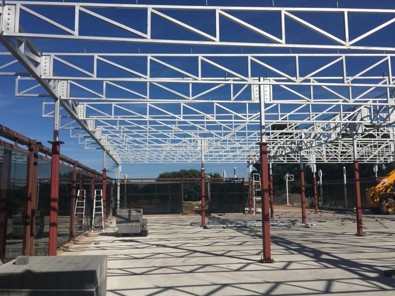 High Quality Steel Structure Pavilion Roof with PIR Panel 1835