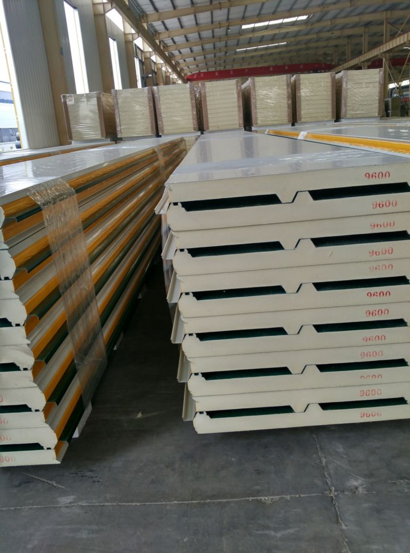 Prefabricated House Steel Building Polyurethane Sandwich Panel for Cold Room