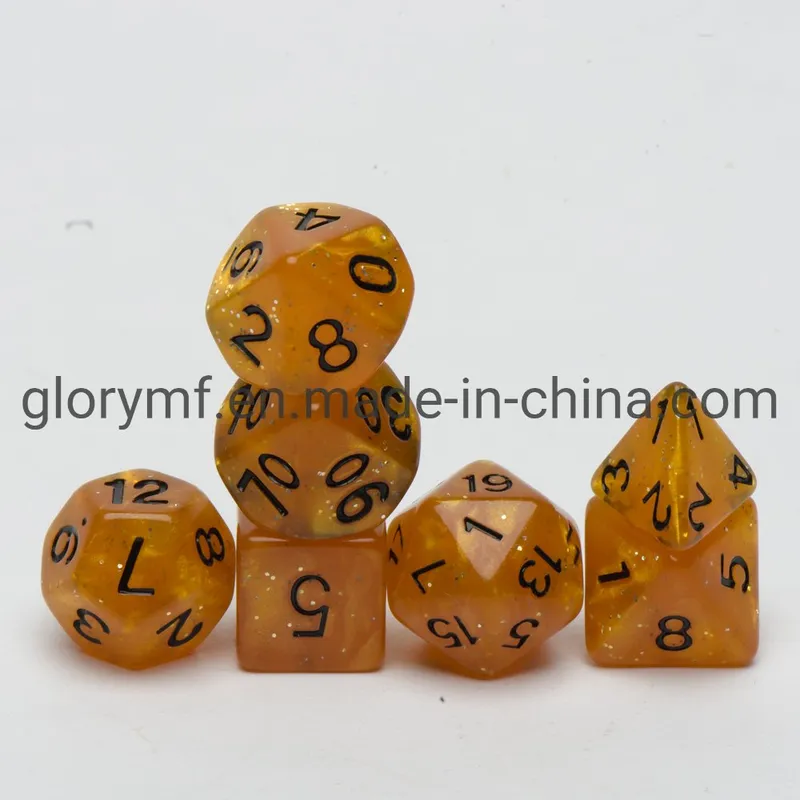 Custom Engraved Acrylic Rpg Dice Game Dice Set