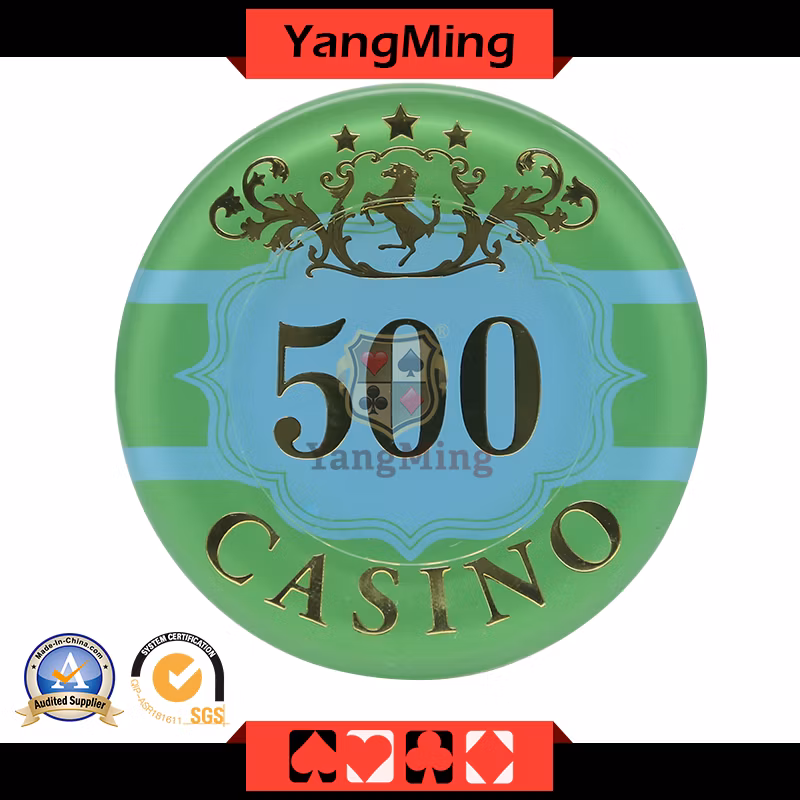 Macau Gambling Chips Poker Chip Set/ Custom Plastic Acrylic Casino Chip Set (YM-SCMA002)