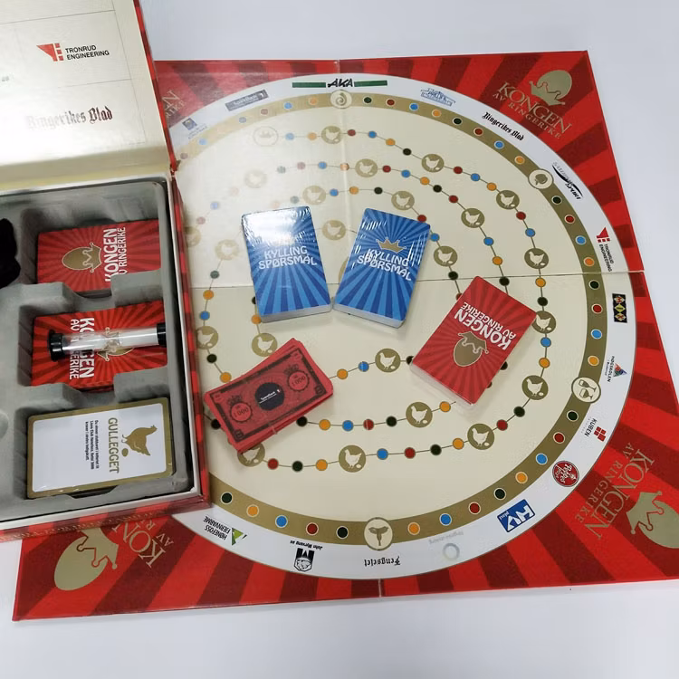 Customized Folding Board Game Set Card Chess Piece Accessory Game