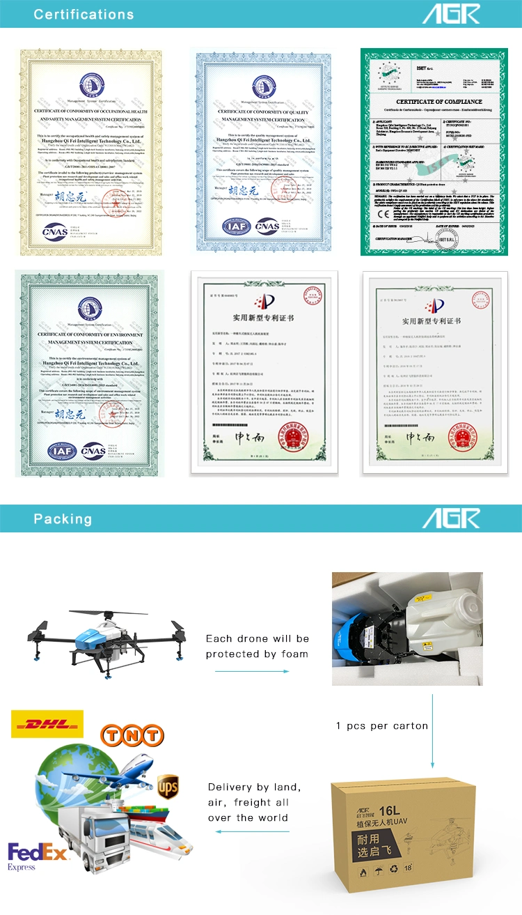 Fordable Planting Trees Agricultural Drones for Spraying