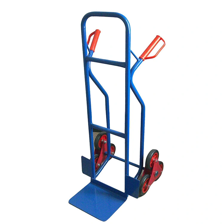 Chinese Manufacturer Aluminium Hand Trolley Six Rounds Hand Truck Sth3070