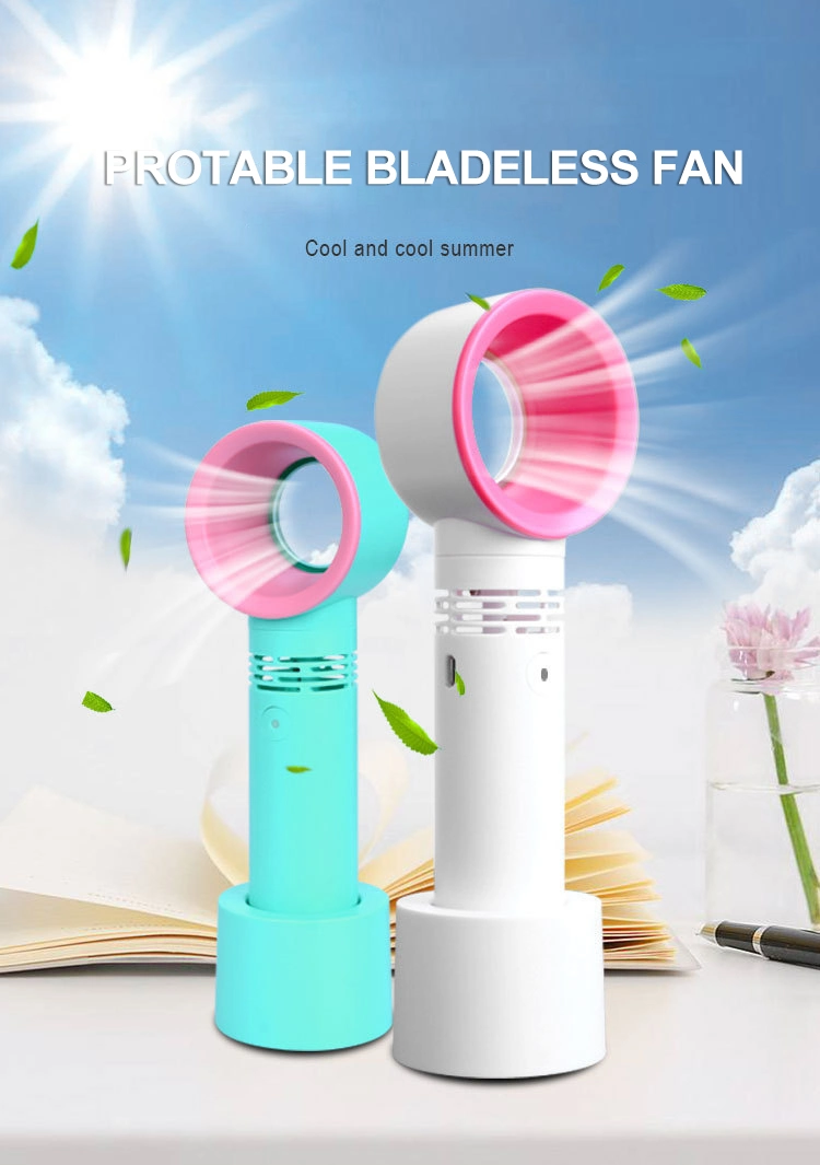 3 Speeds Rechargeable Electric Fan Rechargeable Mini Handheld Fan