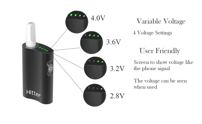 Best Hottest 650mAh Powerful Battery for Cbd Vaporizer Vape Kit