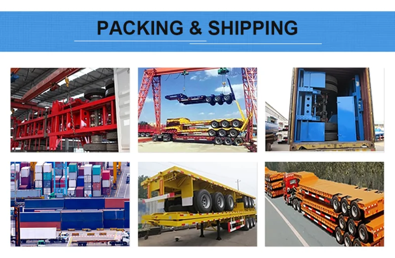 Luen 3 Axle 50tons Extendable Bulk Cement Semi Trailerstrailer