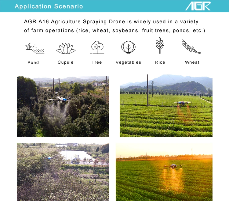 Fordable Planting Trees Agricultural Drones for Spraying